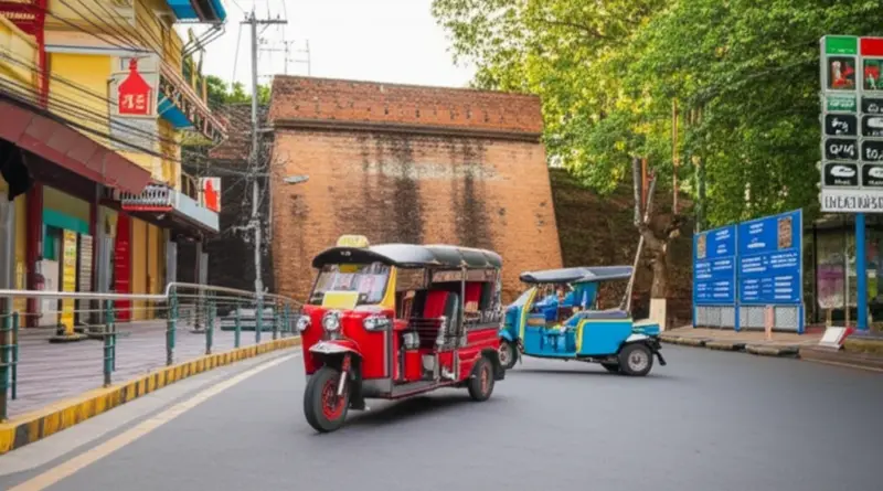 How to get around Chiang Mai in 2025: transportation options, neighborhood guides (Old City, Nimmanhaemin, Night Bazaar), and accessibility info