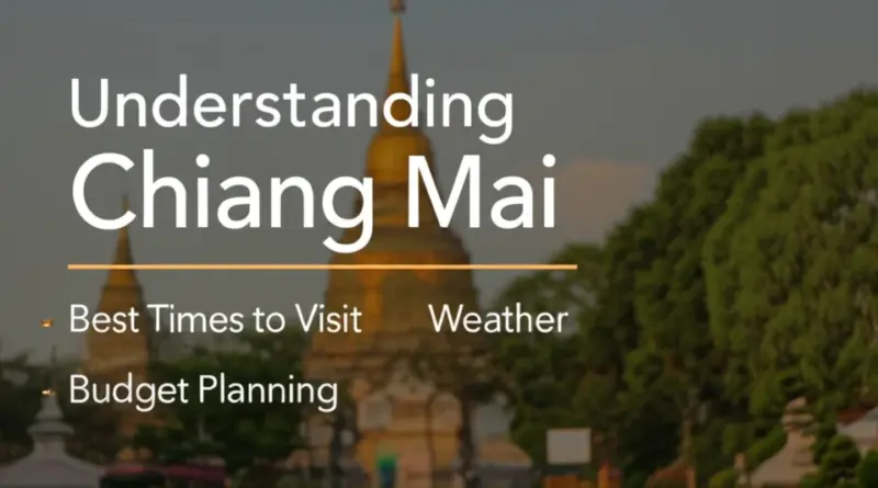 ทำความเข้าใจเชียงใหม่: เวลาเที่ยวที่ดีที่สุด สภาพอากาศ และงบประมาณที่ควรเตรียม