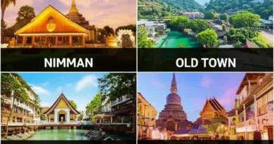 เปรียบเทียบย่านยอดนิยม: นิมมาน ย่านเมืองเก่า ริมแม่น้ำ และสนามบิน — ที่ไหนเหมาะกับคุณ