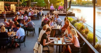 What to Expect: Menus, Music Styles, Dress Codes, Prices, and Peak Sunset Times at Riverside Restaurants