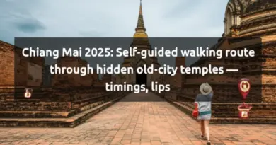 Chiang Mai 2025: Hidden Temples Walking Route in the Old City — Complete Self-Guided Map, Timings & Tips