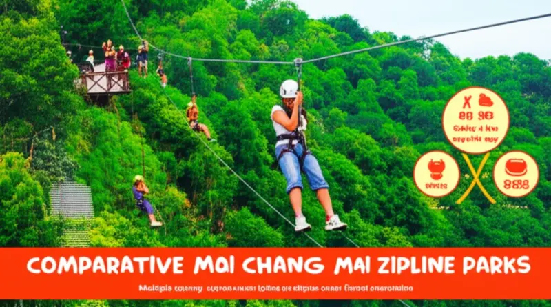 Top Chiang Mai Zipline Parks Compared (routes, safety standards, age/weight limits, and price ranges)