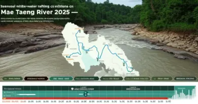 Best time to go white-water rafting in Mae Taeng 2025: seasonal flow, rainfall patterns, and ideal months for each rapid grade
