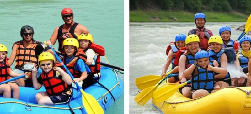 Choosing a rafting trip: guided tour options, family vs. adventure trips, equipment, fitness requirements, and what to expect on a full-day itinerary