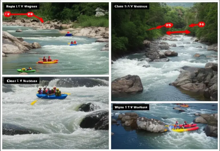 Understanding Mae Taeng rapids: detailed breakdown of rapid grades (I–V), typical run sections, difficulty levels, and safety considerations