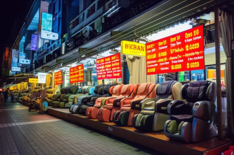 Where to find budget foot massage chairs near Night Bazaar 2025: map, hours, and price ranges