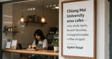 Best Cafes and Coffee Shops Near Chiang Mai University — Study Spots, Brunch Favorites, Instagrammable Picks, and Opening Hours