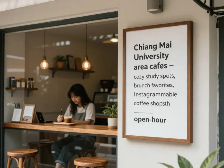 Best Cafes and Coffee Shops Near Chiang Mai University — Study Spots, Brunch Favorites, Instagrammable Picks, and Opening Hours