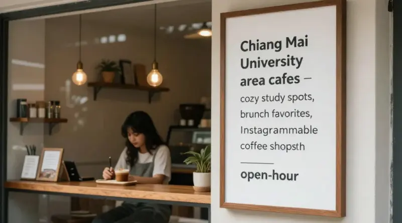 Best Cafes and Coffee Shops Near Chiang Mai University — Study Spots, Brunch Favorites, Instagrammable Picks, and Opening Hours
