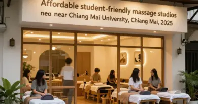 CMU Area Massages 2025: Affordable Student-Friendly Studios Near Chiang Mai University