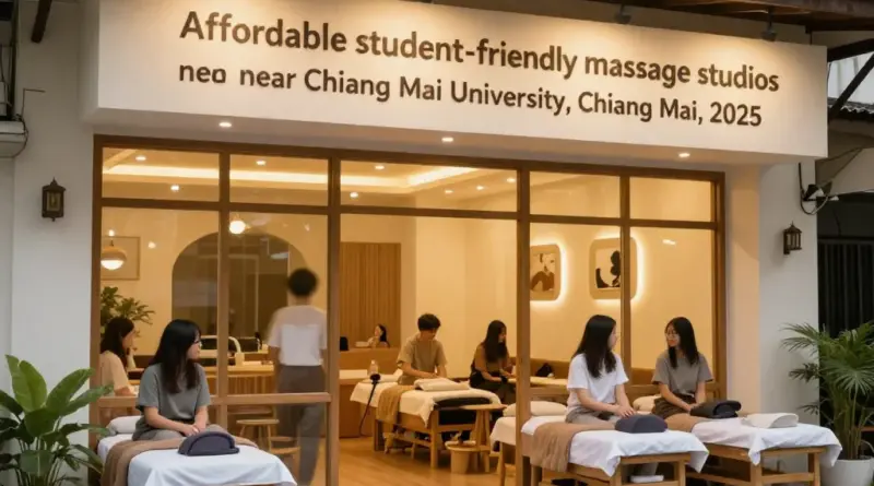 CMU Area Massages 2025: Affordable Student-Friendly Studios Near Chiang Mai University