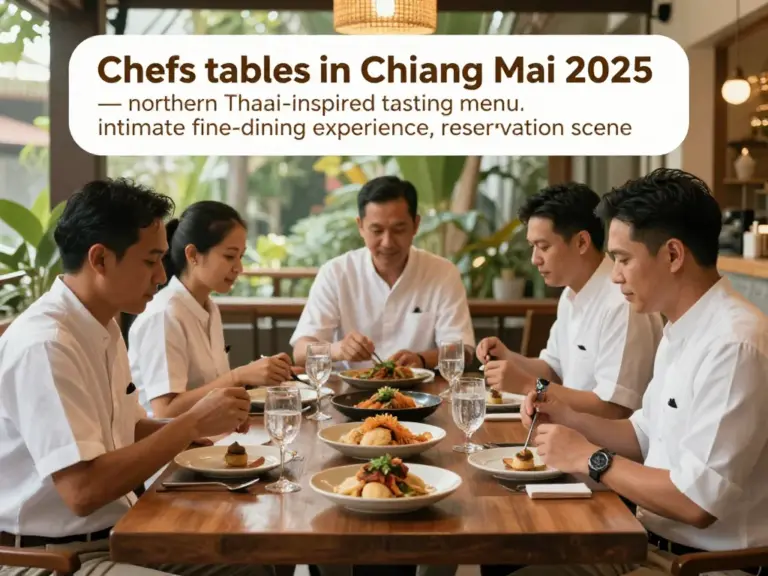 Chef’s Tables in Chiang Mai 2025: Northern-Inspired Menus, Top Chefs, and How to Book the Ultimate Dining Experience