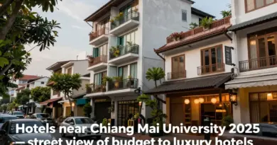 Hotels Near Chiang Mai University 2025: Best Areas, Top Budget to Luxury Hotels, Nearby Cafes & Nightlife Guide