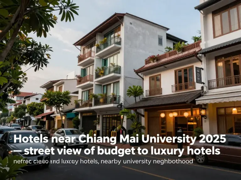 Hotels Near Chiang Mai University 2025: Best Areas, Top Budget to Luxury Hotels, Nearby Cafes & Nightlife Guide