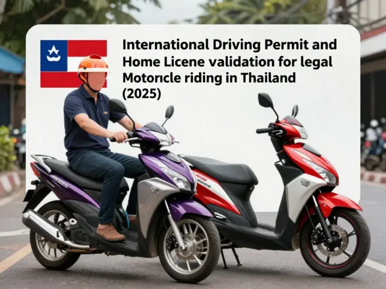 How to Obtain and Validate an International Driving Permit (IDP) and Your Home Country License for Legal Riding in Thailand 2025
