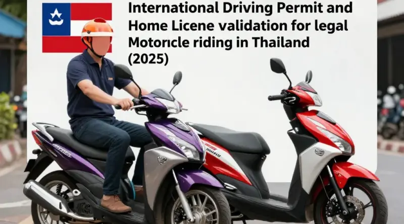 How to Obtain and Validate an International Driving Permit (IDP) and Your Home Country License for Legal Riding in Thailand 2025