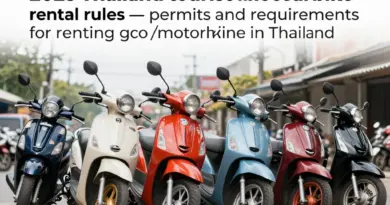 Motorbike Rental Rules 2025: Permits — What Tourists Need to Know Before You Rent in Thailand
