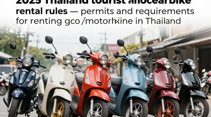 Motorbike Rental Rules 2025: Permits — What Tourists Need to Know Before You Rent in Thailand