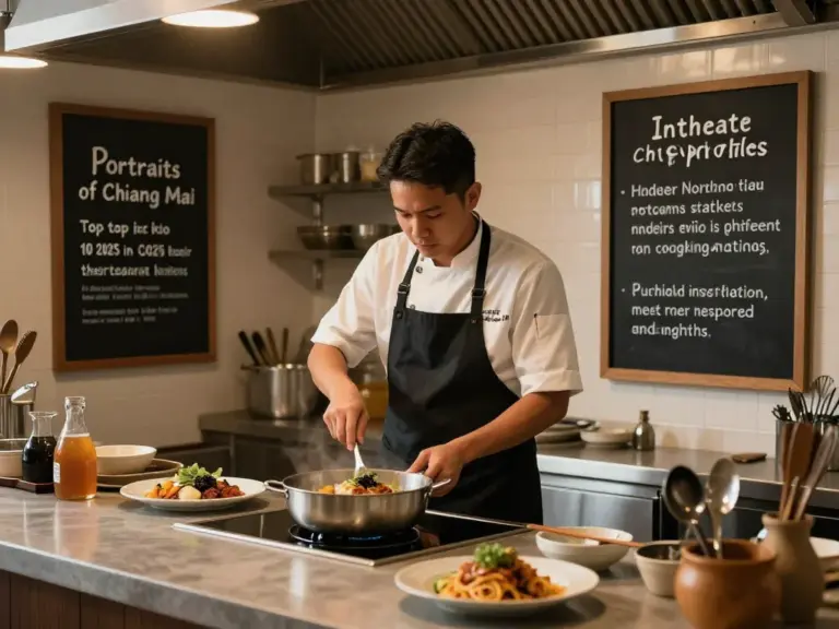Top chef profiles and kitchens behind Chiang Mai’s best chef’s tables in 2025: backgrounds, culinary philosophy, and reservation tips