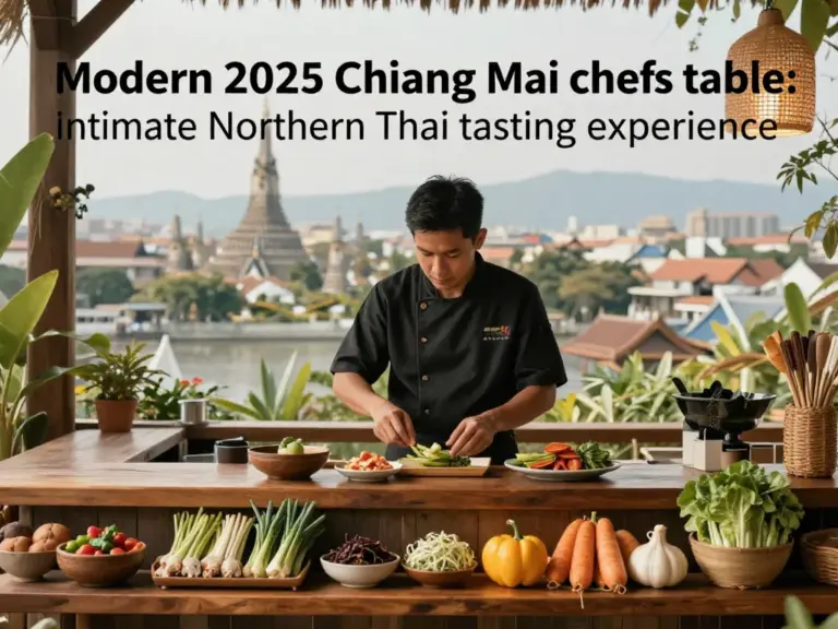 What defines a “chef’s table” in Chiang Mai in 2025? Trends, dining formats, and why Northern Thai cuisine is central