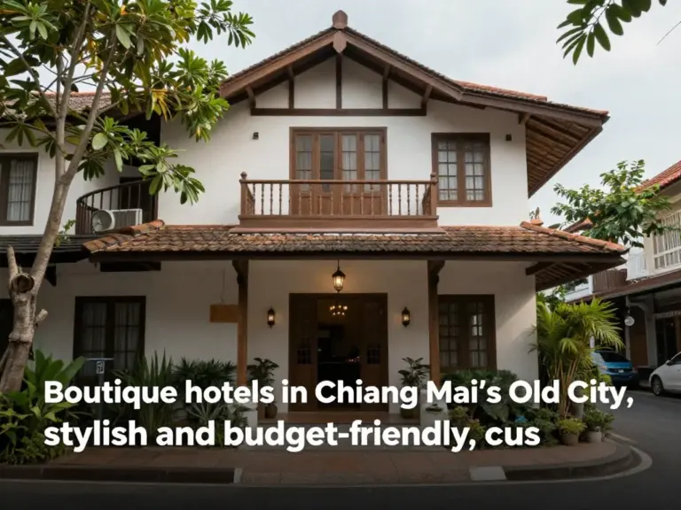 Best Boutique Hotels in the Old City Chiang Mai by Budget, Design, and Guest Experience