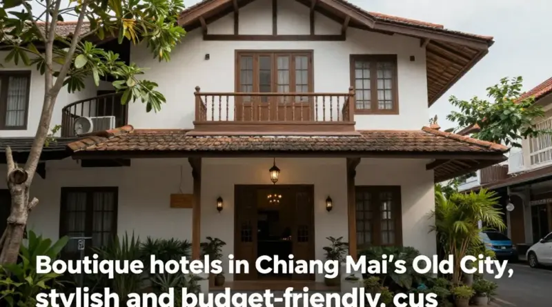 Best Boutique Hotels in the Old City Chiang Mai by Budget, Design, and Guest Experience