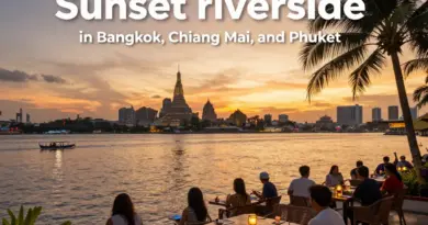 Best Sunset Riverside Restaurants in Bangkok, Chiang Mai, and Phuket
