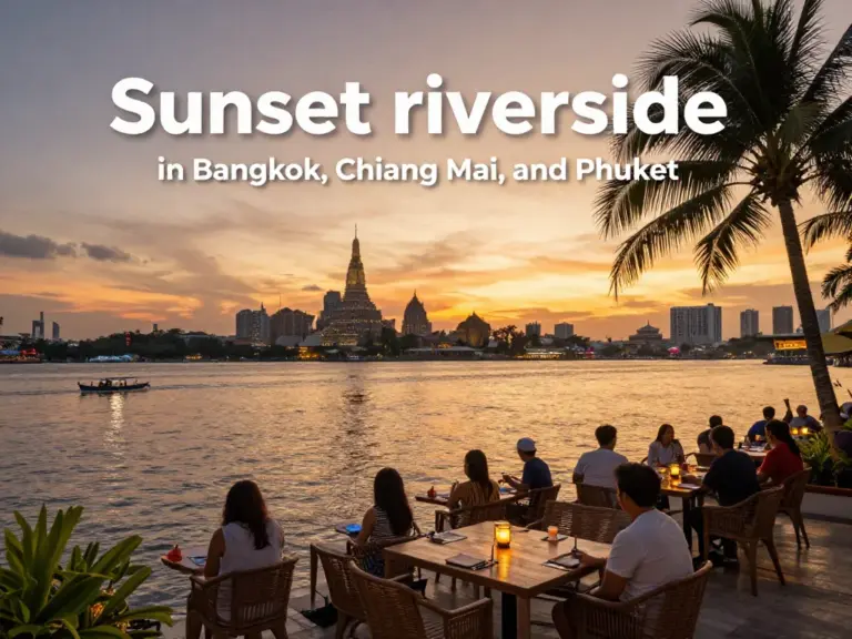 Best Sunset Riverside Restaurants in Bangkok, Chiang Mai, and Phuket