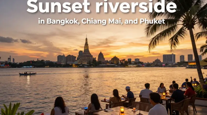 Best Sunset Riverside Restaurants in Bangkok, Chiang Mai, and Phuket