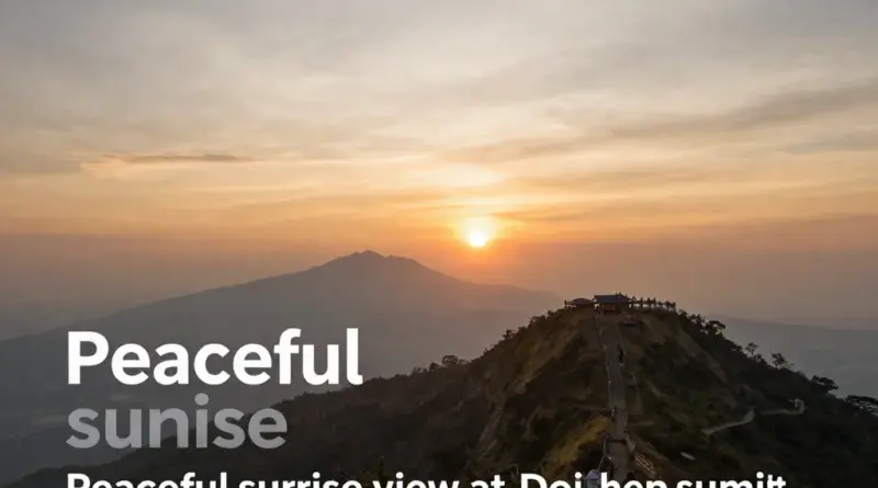 Best Time to Arrive at Doi Suthep for a Peaceful Sunrise View