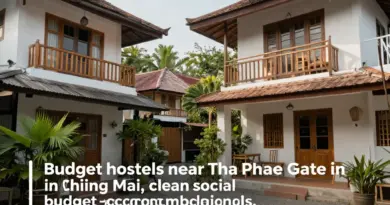 Budget Hostels Near Tha Phae Gate 2025: Clean, Social, and Best-Value Stays in Chiang Mai