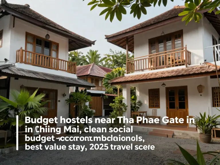 Budget Hostels Near Tha Phae Gate 2025: Clean, Social, and Best-Value Stays in Chiang Mai
