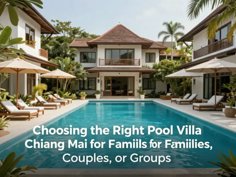 How to Choose the Right Pool Villa in Chiang Mai for Families, Couples, or Groups