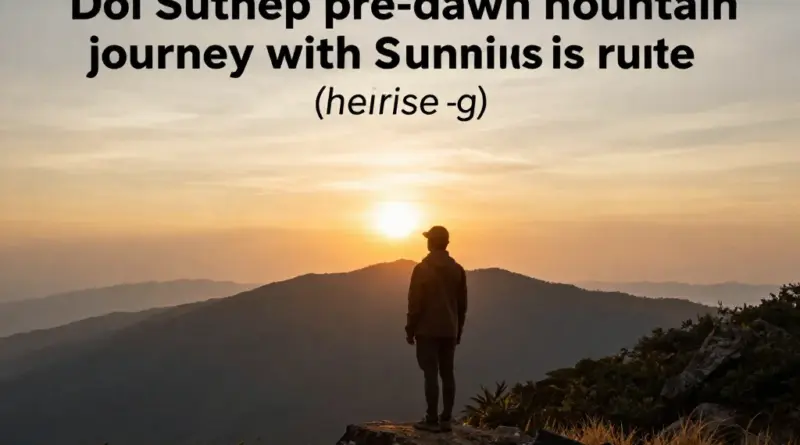 How to Reach Doi Suthep Before Sunrise: Routes, Transport, and Timing Tips