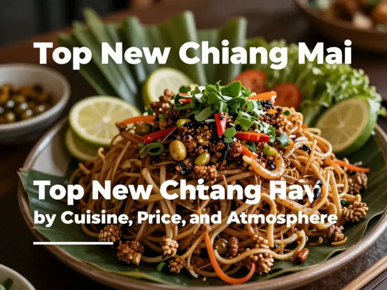 Top New Restaurants in Chiang Mai by Cuisine, Price, and Vibe