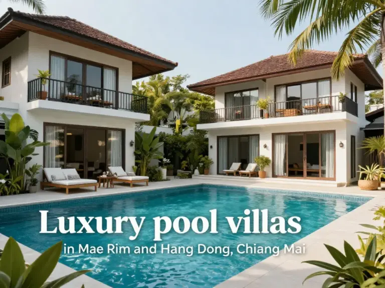 What Makes Mae Rim and Hang Dong the Top Areas for Pool Villas in Chiang Mai?