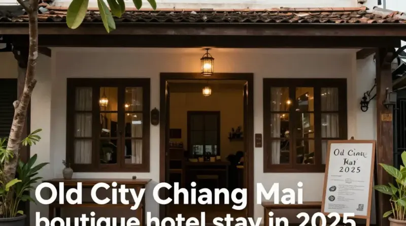 Why Choose the Old City Chiang Mai for a Boutique Hotel Stay in 2025?