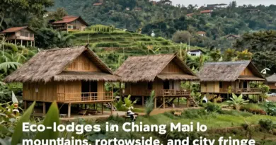 Best Areas to Find Eco-Lodges in Chiang Mai: Mountains, Countryside, and City Fringe