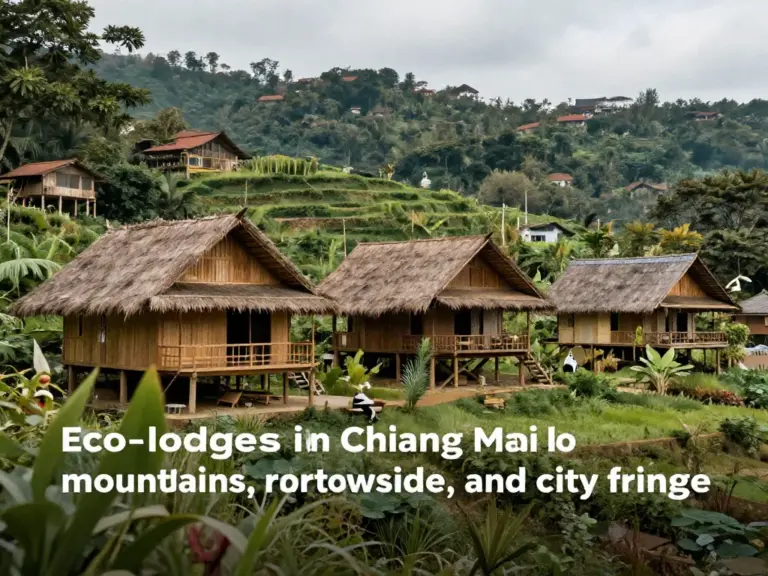 Best Areas to Find Eco-Lodges in Chiang Mai: Mountains, Countryside, and City Fringe