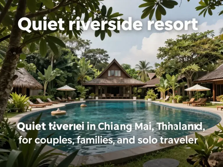 Best Quiet Riverside Resorts in Chiang Mai for Couples, Families, and Solo Travelers