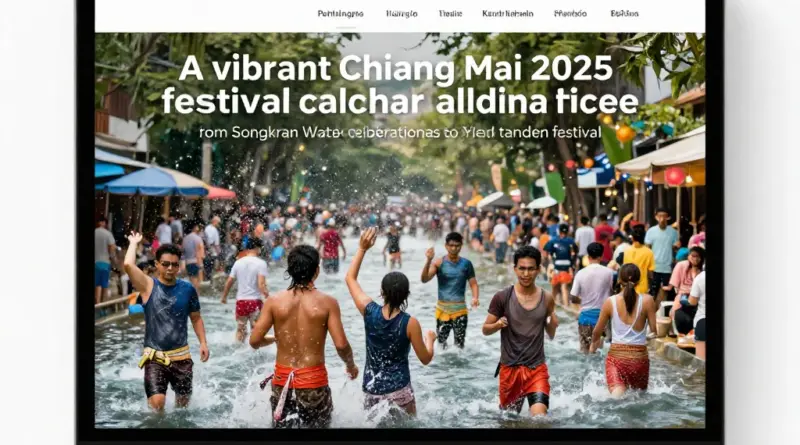 Chiang Mai Festival Calendar 2025: Songkran to Yi Peng