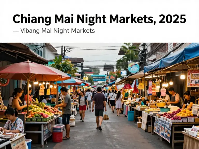 Chiang Mai Night Markets 2025: New Openings, Updated Map, and the Best Markets to Visit