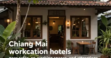 The Best Areas in Chiang Mai for Workcation Hotels Near Cafés, Co-Working Spaces, and Attractions