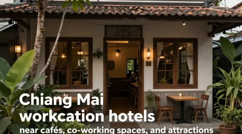 The Best Areas in Chiang Mai for Workcation Hotels Near Cafés, Co-Working Spaces, and Attractions