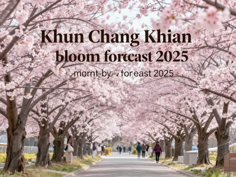 When Will Khun Chang Khian Sakura Bloom in 2025? Month-by-Month Forecast and Peak Viewing Window