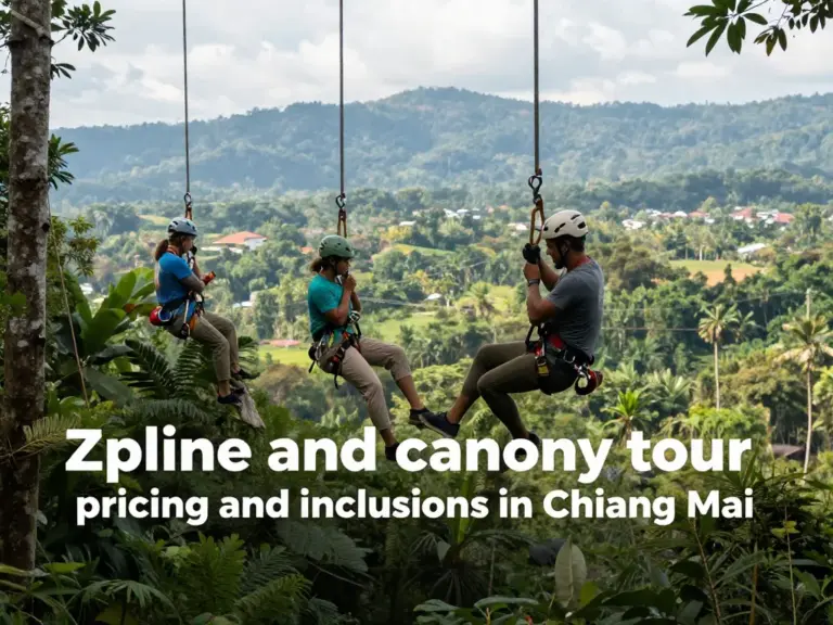 How Much Do Zipline and Canopy Tours in Chiang Mai Cost, and What’s Included?