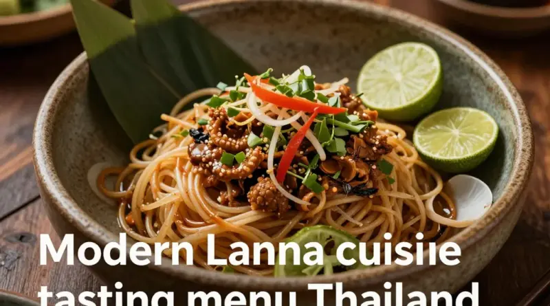 Northern Tasting Menus 2025: Modern Lanna Cuisine in Thailand