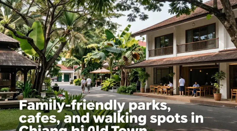 The Best Parks, Cafes, and Easy Walking Spots in Chiang Mai Old Town for Families