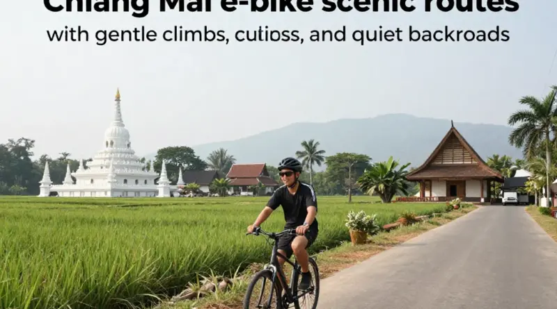 Top E-Bike Friendly Routes Around Chiang Mai: Easy Climbs, Cultural Stops, and Quiet Backroads