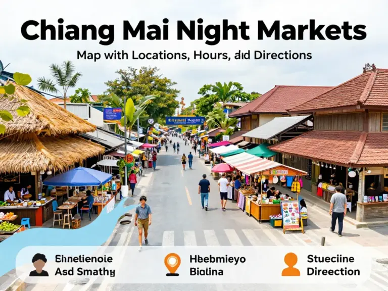 Updated Chiang Mai Night Markets Map: Locations, Opening Hours, and How to Get There